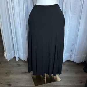 Classic Black A-Line Women's Skirt